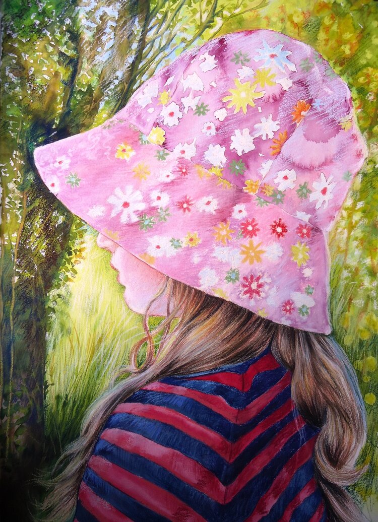 Portraits in Pastel - David Newman White