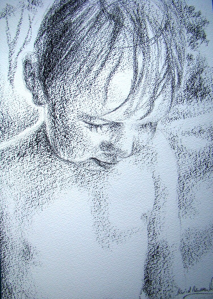 Portraits in Pastel - David Newman White