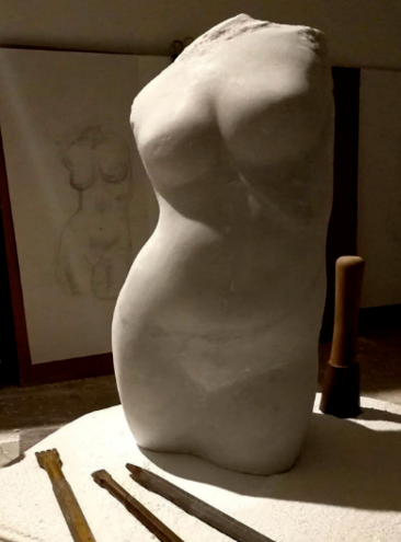 Limestone Carving - Rosby